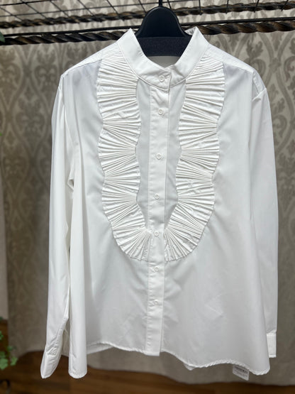 C'EST MOIJEU タックプリーツブラウス