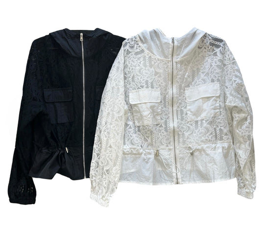 ◎【再入荷】レースブルゾン