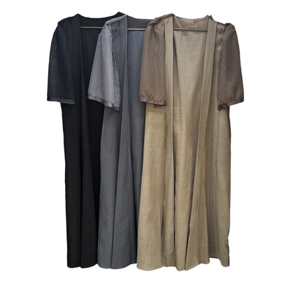 ◎メッシュレイヤードロングジレ