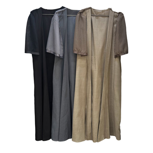 ◎メッシュレイヤードロングジレ