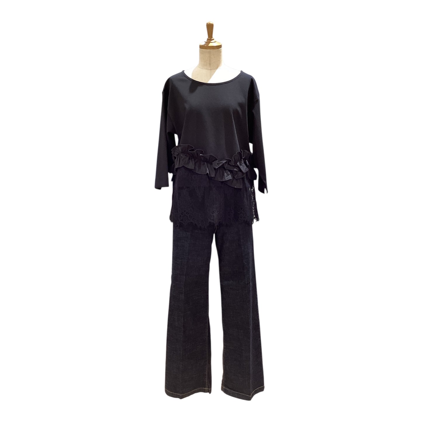 ◎Eimee Law ヘムフリルレースTOPS