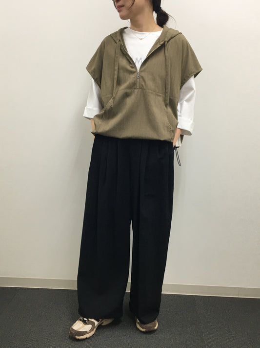 予約clocheビンテージポリナイロンタックパンツ【即日決済で次から使える10%還元クーポンがもらえます】