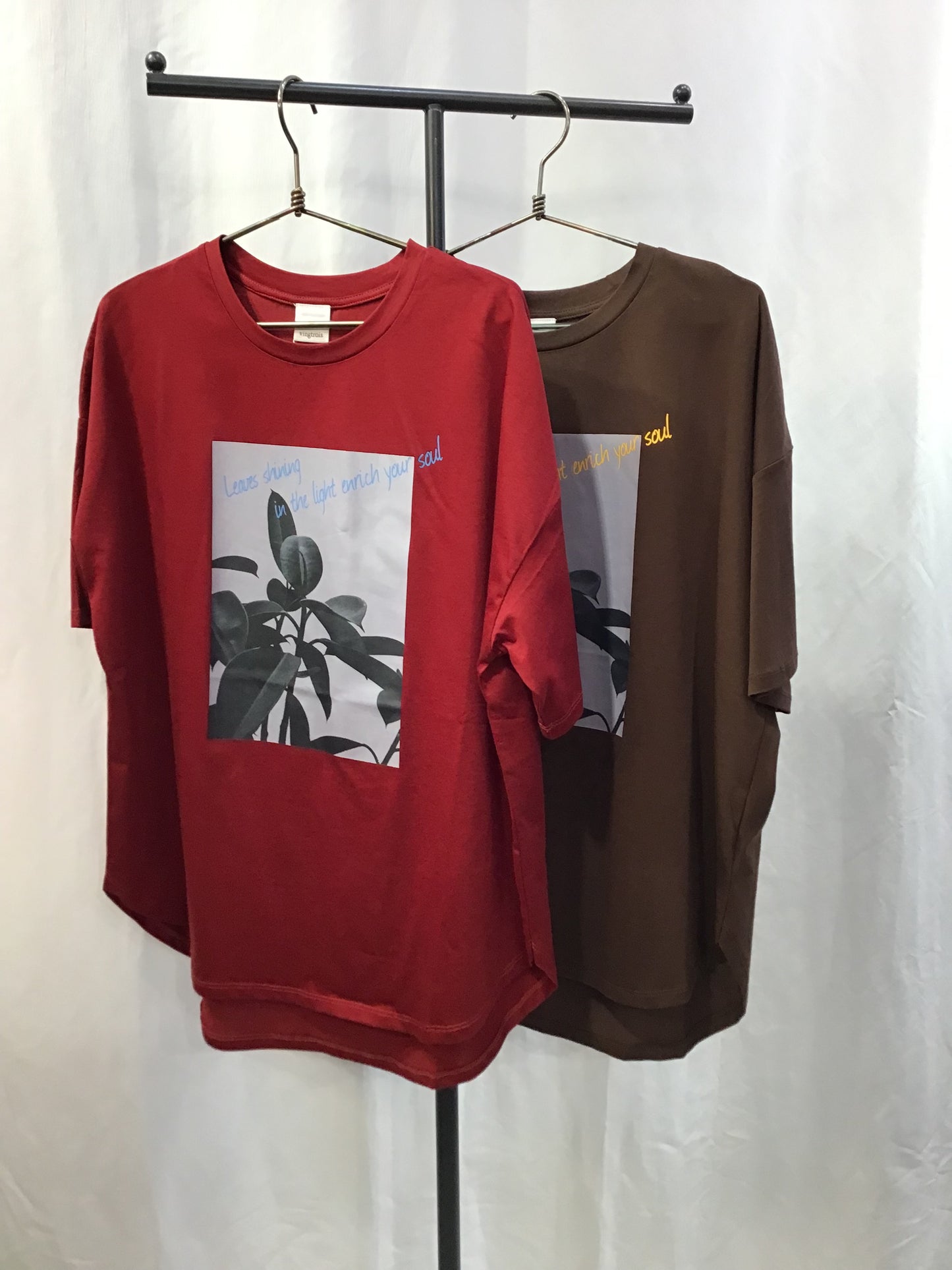 ☆vingtroisドライタッチコットンフォトT