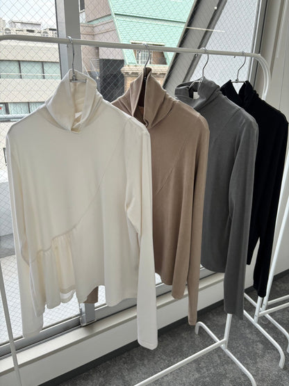 ☆予約CYANアシメギャザーウォームタートル【即日決済で次から使える10％還元クーポンもらえます】