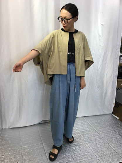 ☆sale NUSノーカラーブルゾン