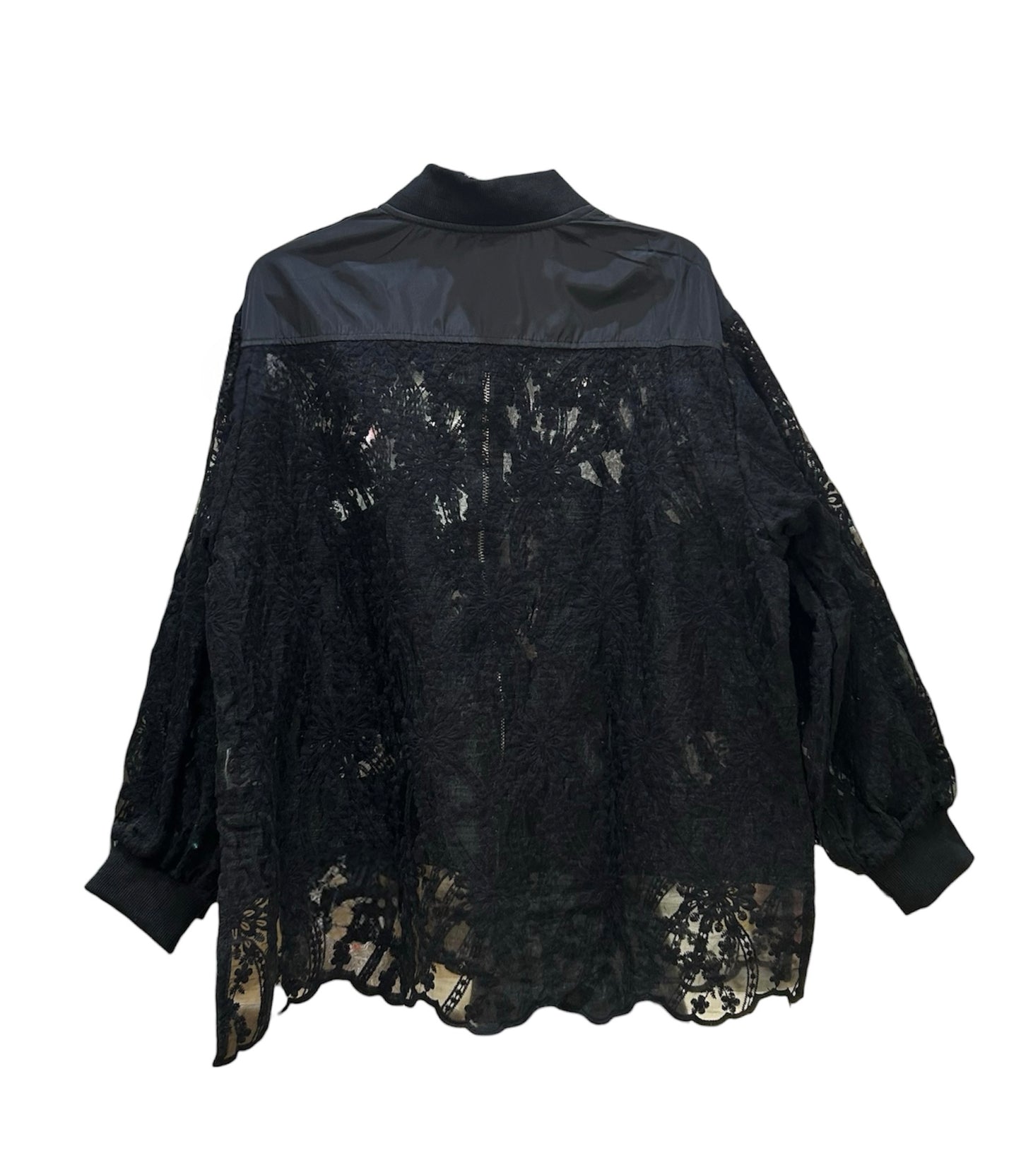◎【再入荷】花柄刺繍シアーBZ
