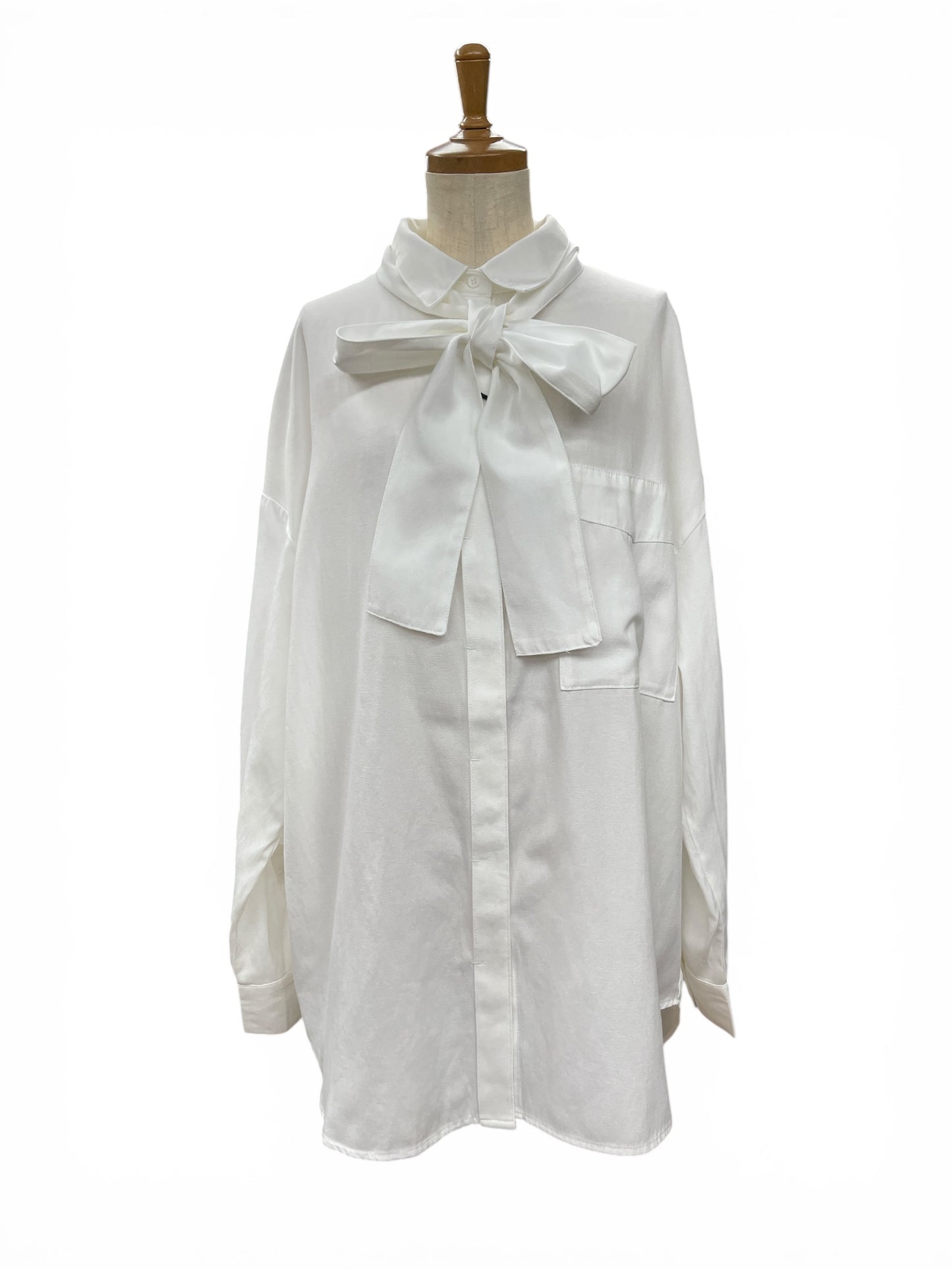 ダンガリーボウタイシャツ