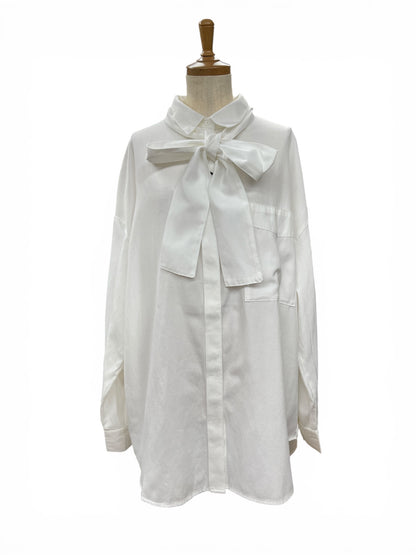 ダンガリーボウタイシャツ