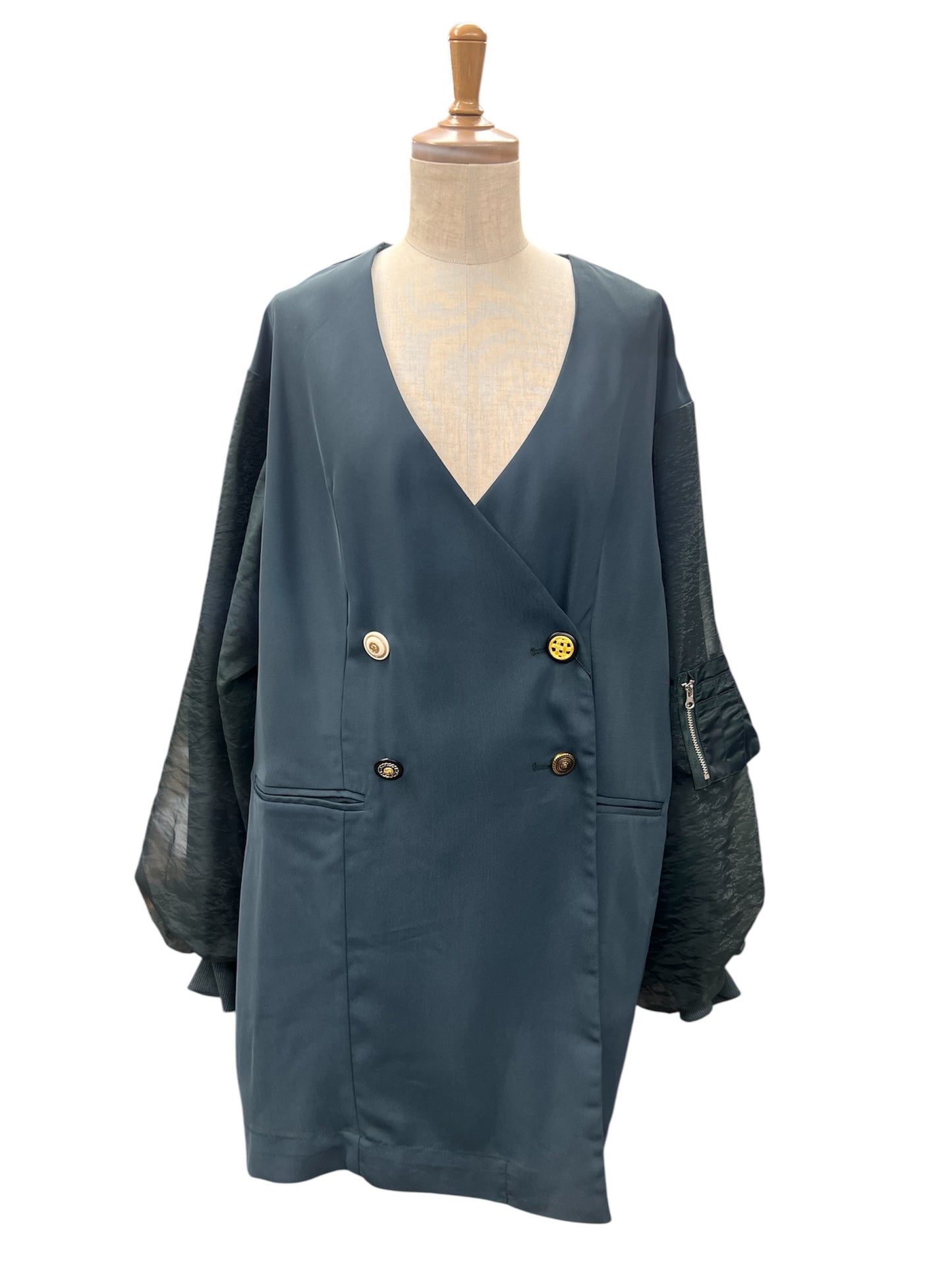 バルーンスリーブダブルジャケット