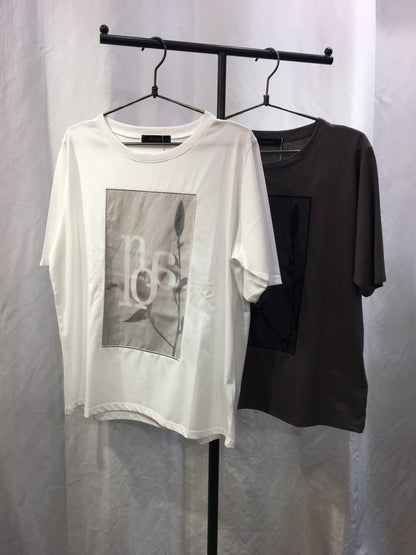 ☆boujeloud フラワーロゴプリントT
