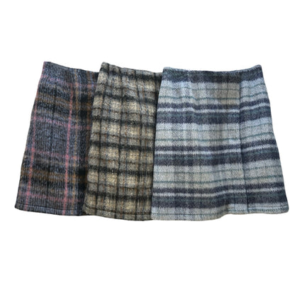 ◎シャギーチェックミニSK