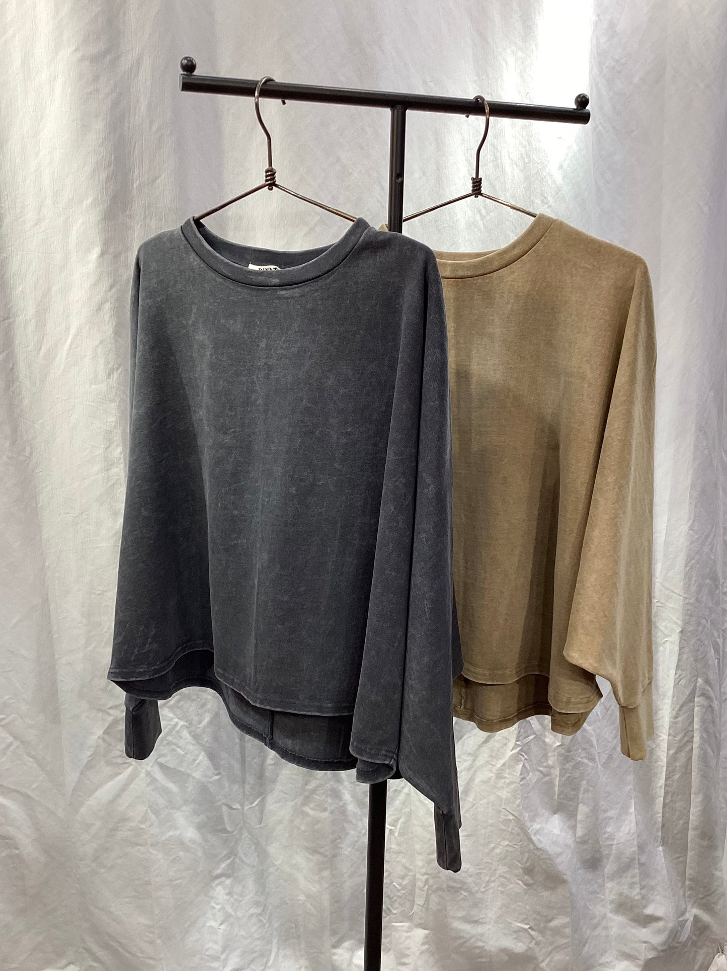 ☆RILATOピグメント加工クロップドロンT