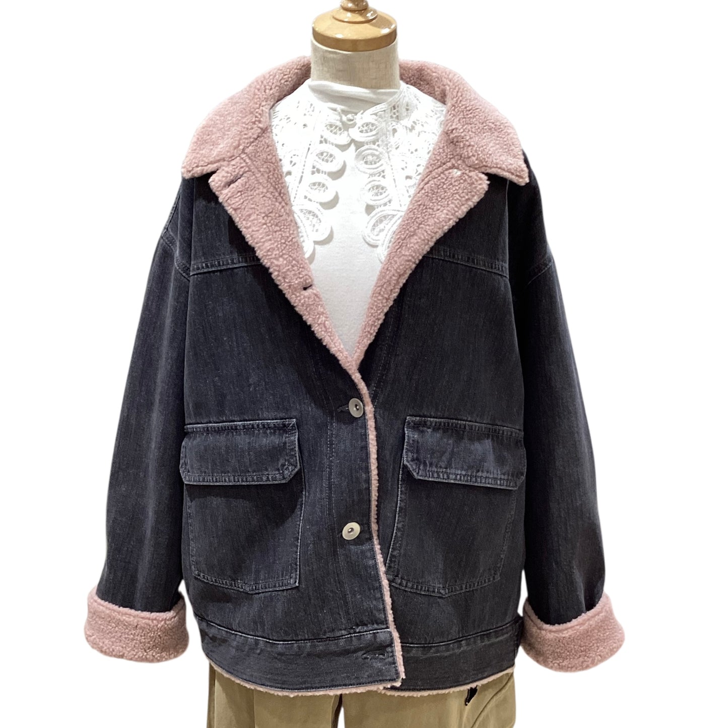 ◎Eimee Law デニム＆ボアJK