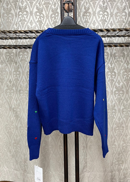 DOS DIOSASハート刺繍カラフルニット