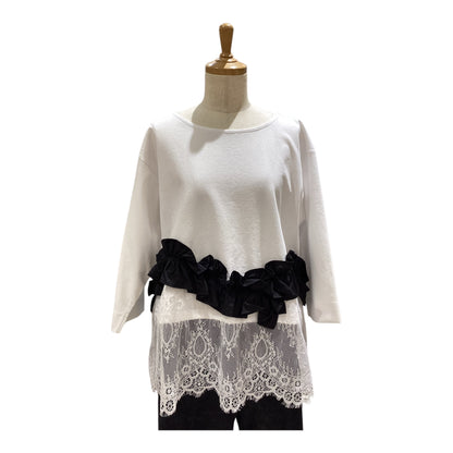 ◎Eimee Law ヘムフリルレースTOPS