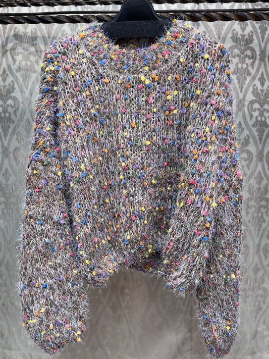 カラースラブPOニット