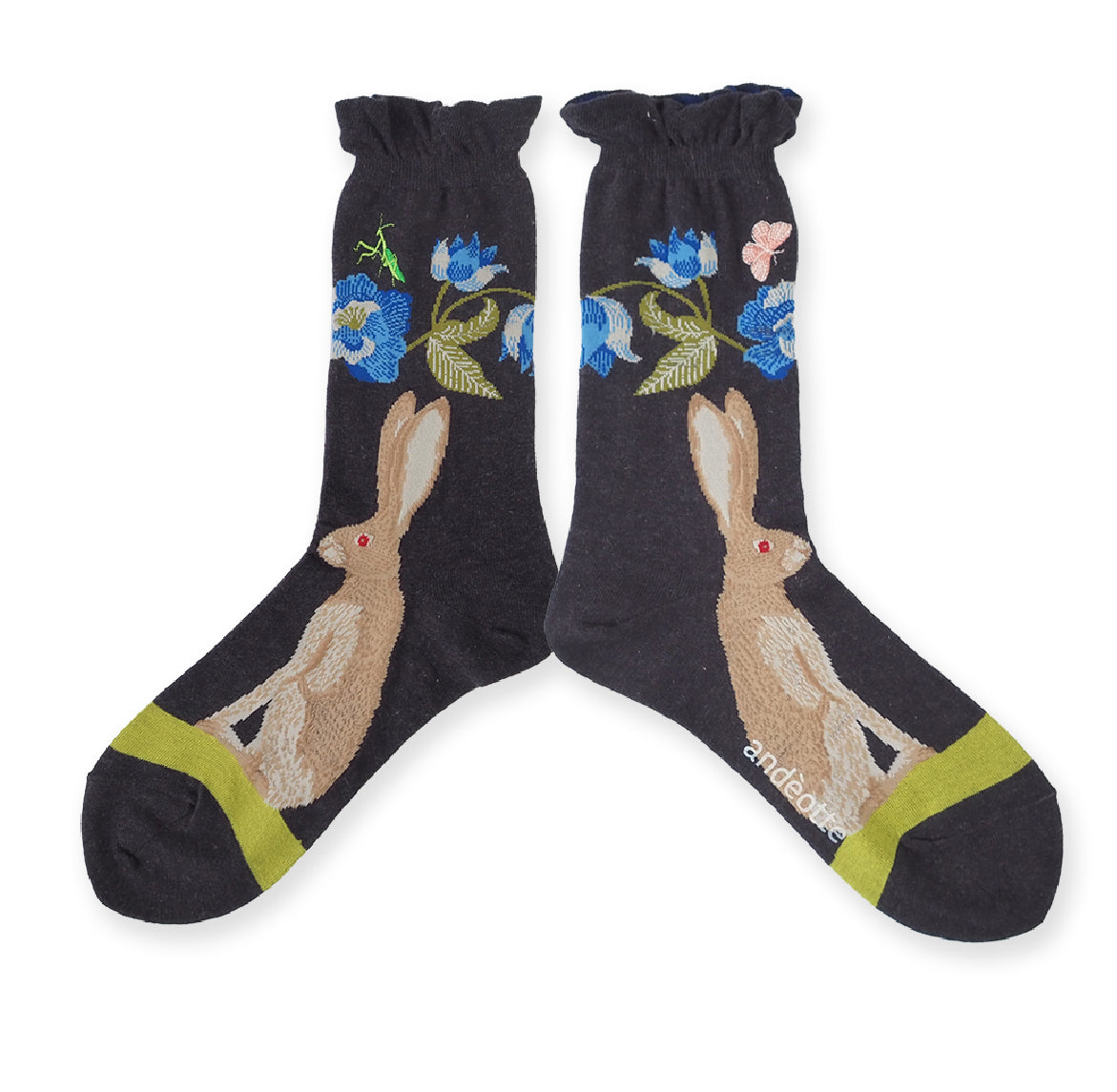 andètte25AW 10月中頃　ハイゲージクルーソックス