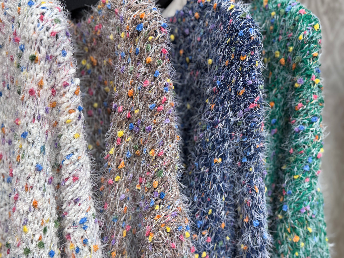 カラースラブPOニット