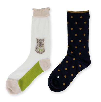 andètte25AW 9月中頃　レイヤードソックス