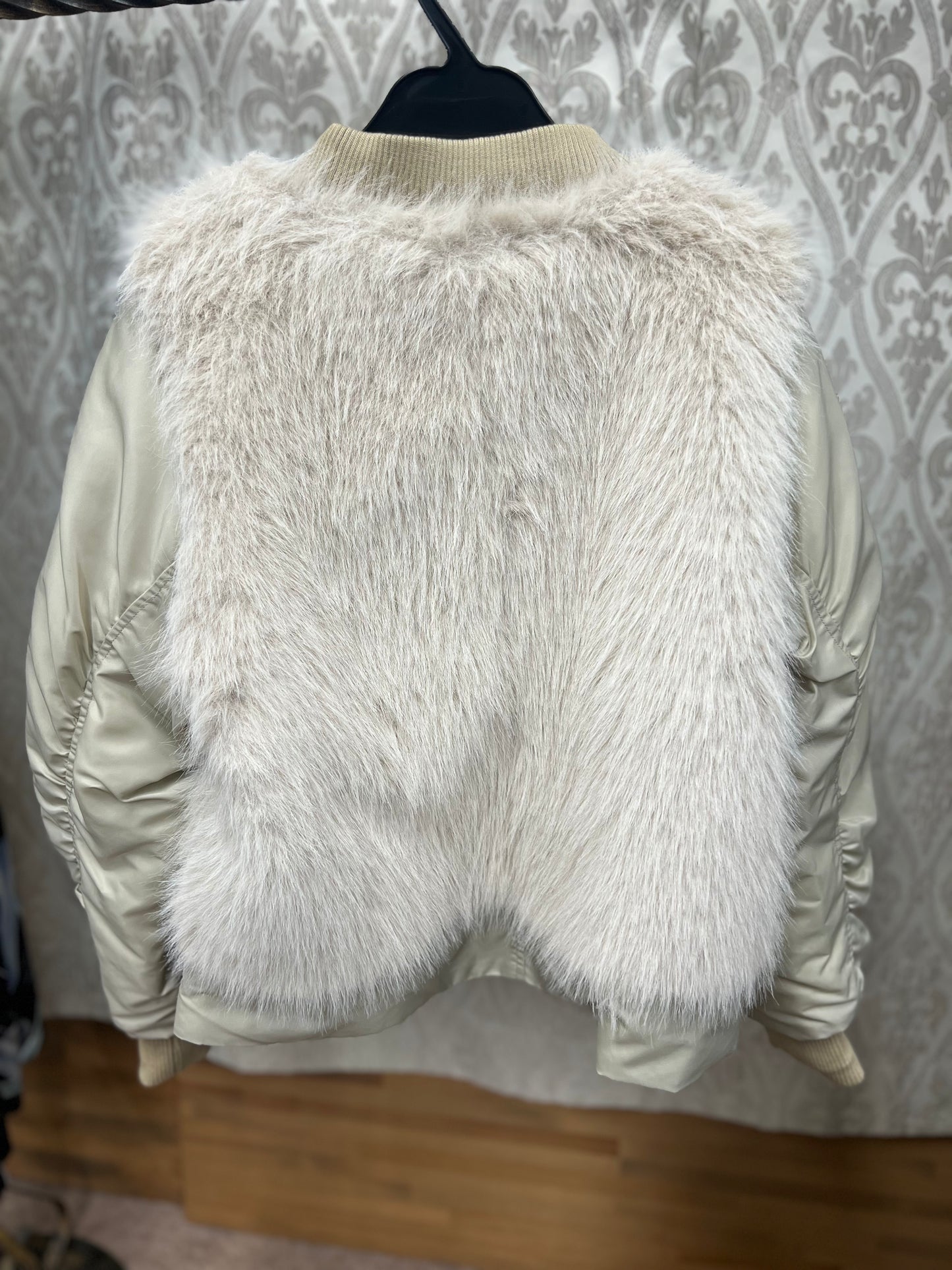 TEVALT ファーベストレイヤードライク中綿JK