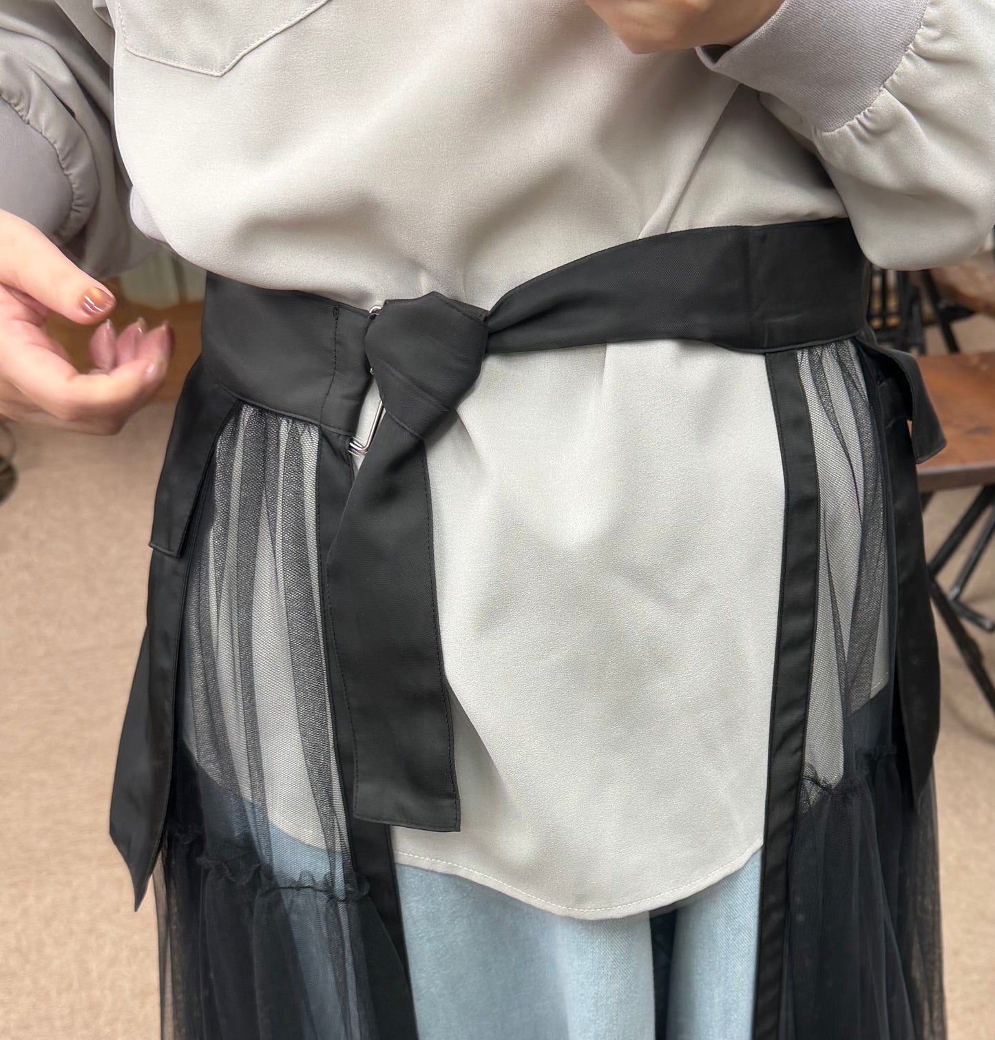 EGLANTINE チュールラップスカート