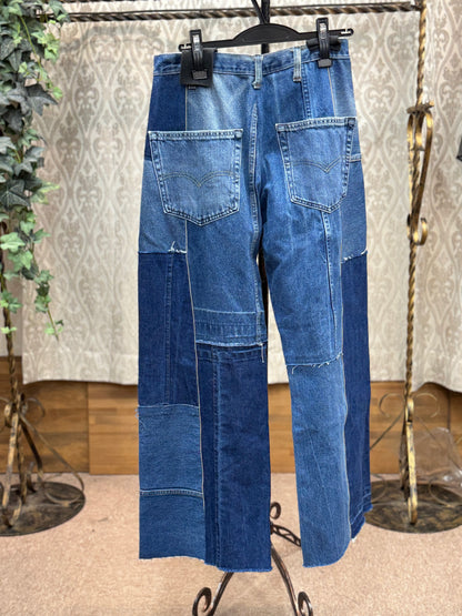 REHERSALL リメイクデニムパンツ