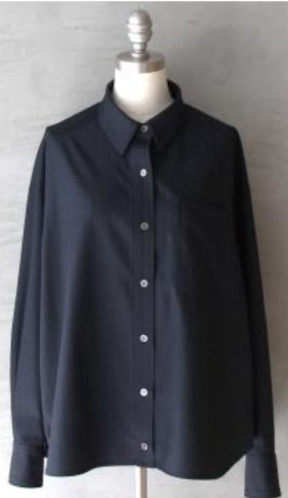 MARIED'OR ウール混上質シャツ