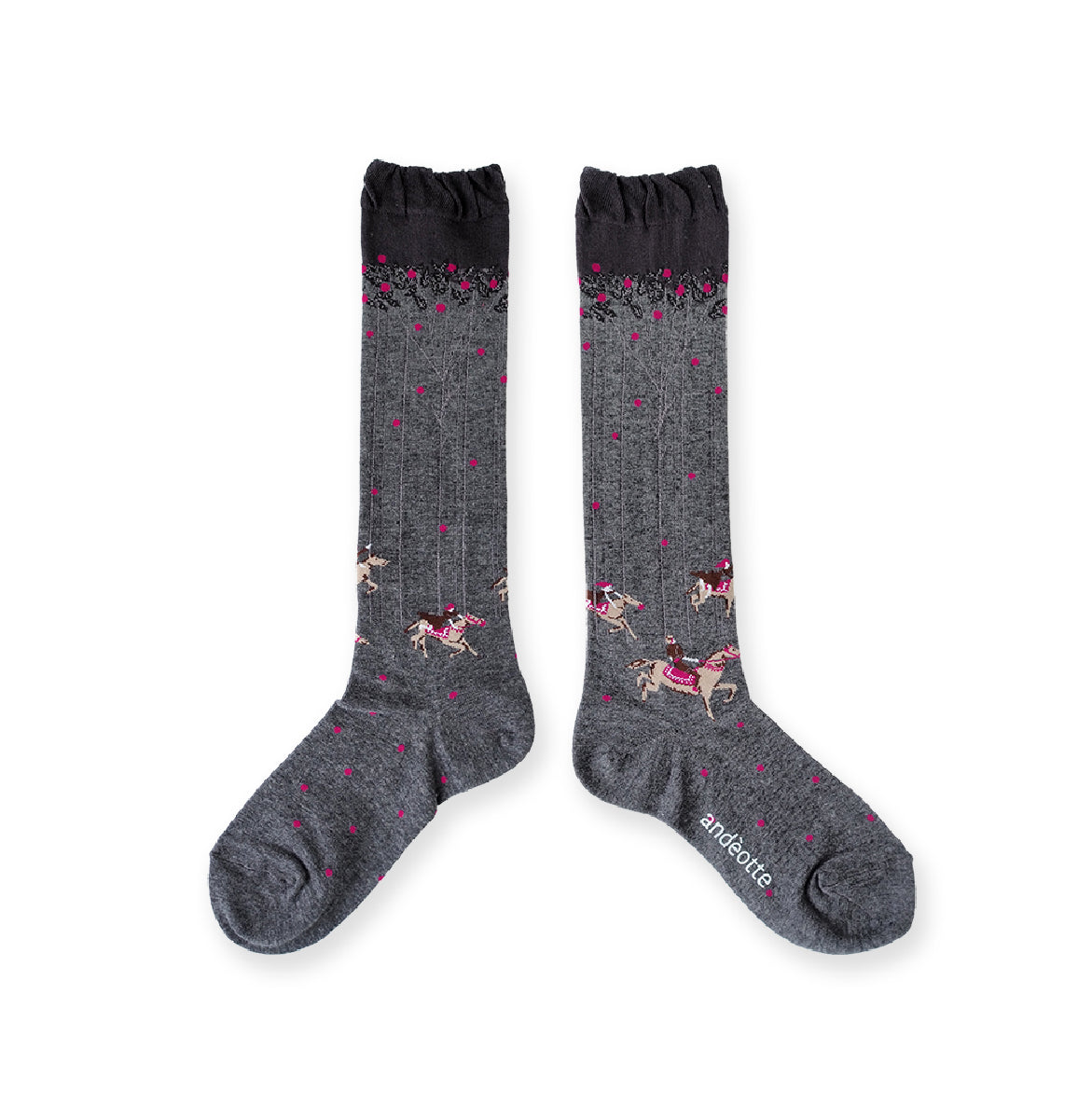 andètte25AW 10月中頃　ハイゲージハイソックス