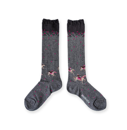 andètte25AW 10月中頃　ハイゲージハイソックス