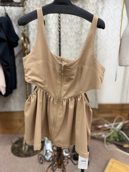 Eimee Law カットワークzipビスチェ