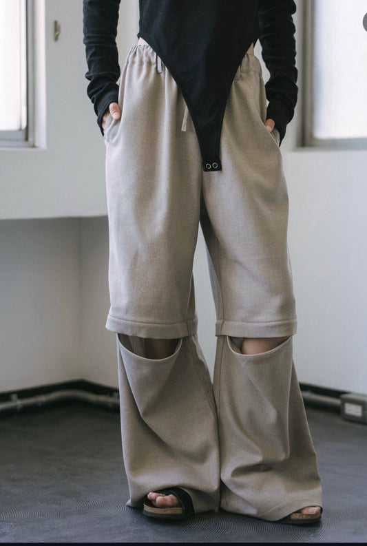 oll2wayワイドパンツ