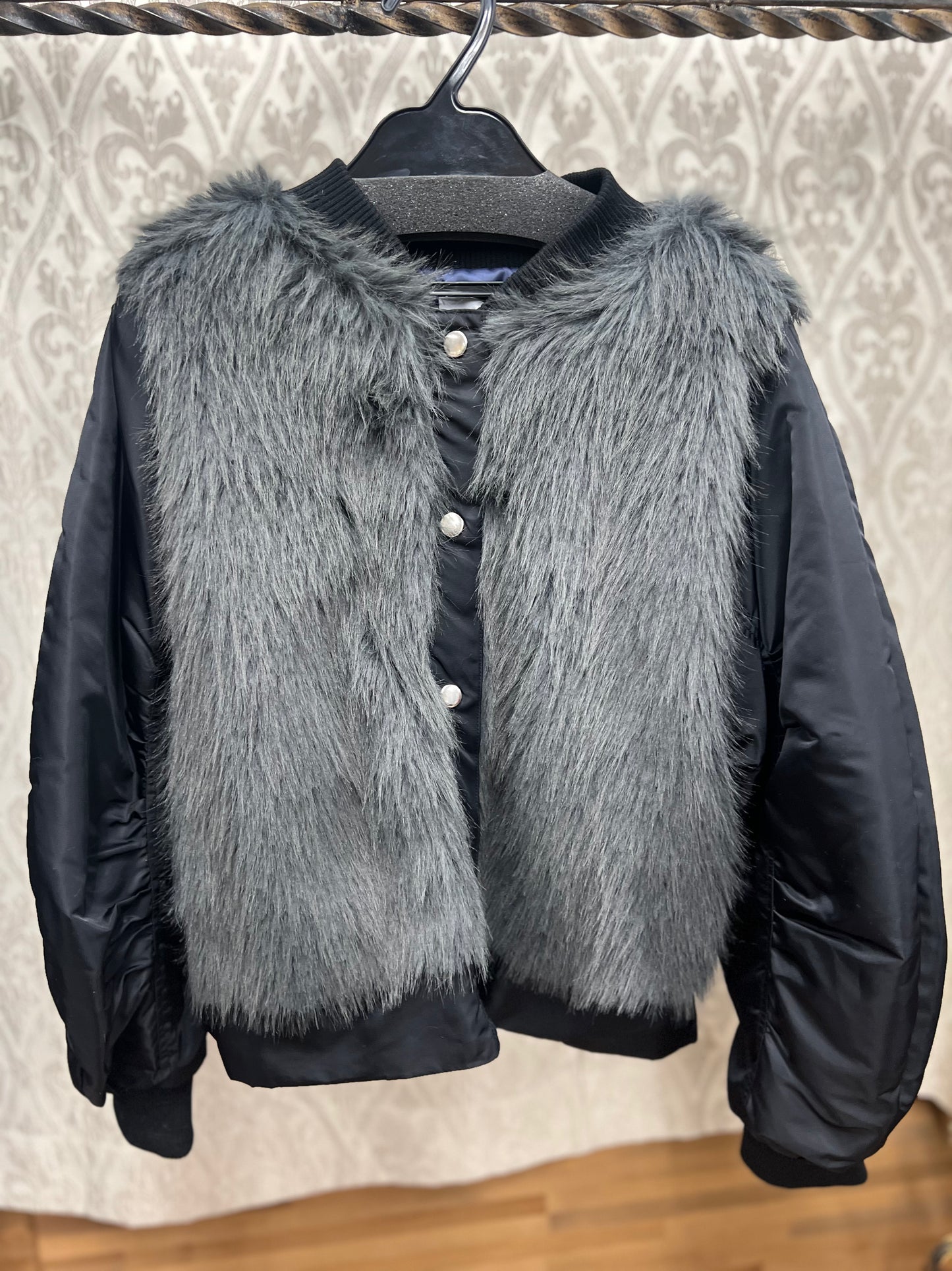 TEVALT ファーベストレイヤードライク中綿JK