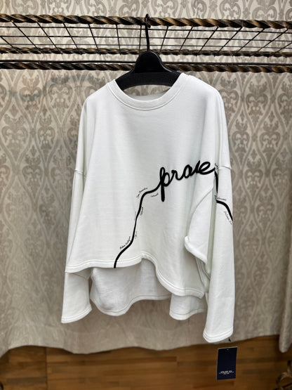 ATELIER SIX ボンバーテープ刺繍ロゴ