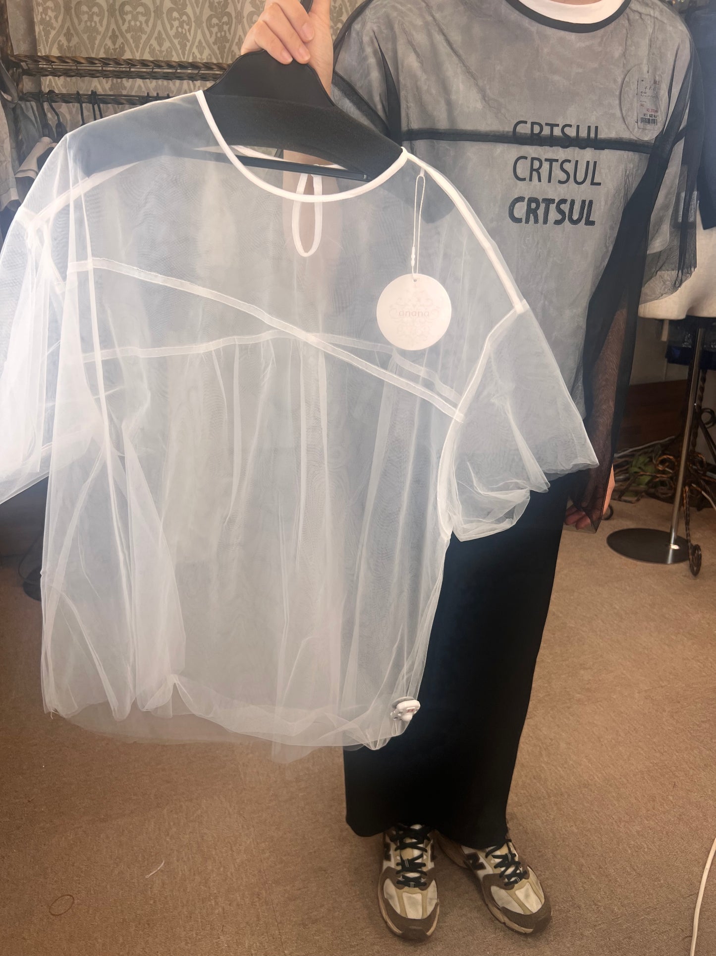 チュールTシャツ