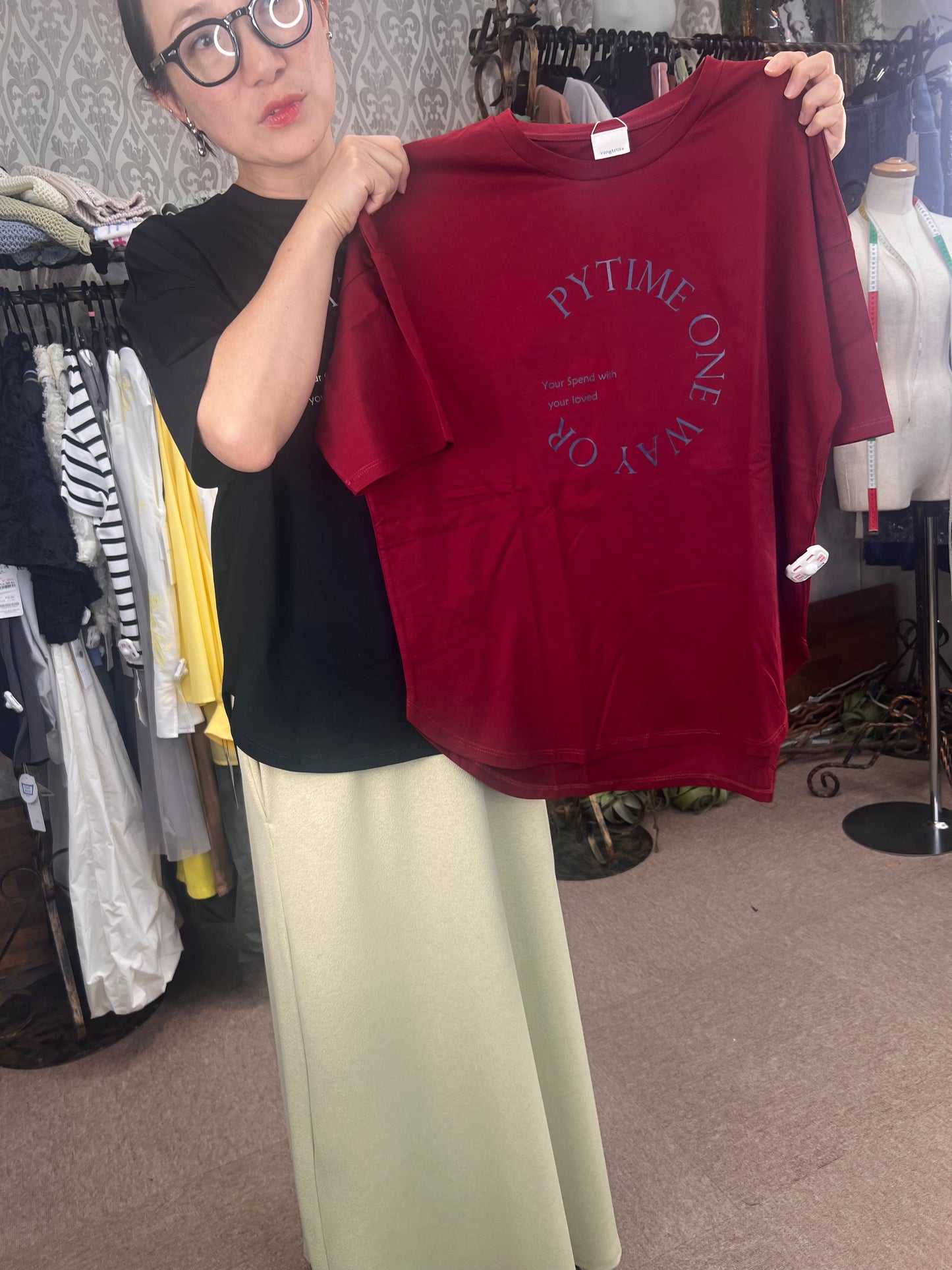 ドライタッチコットンT