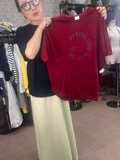 ドライタッチコットンT