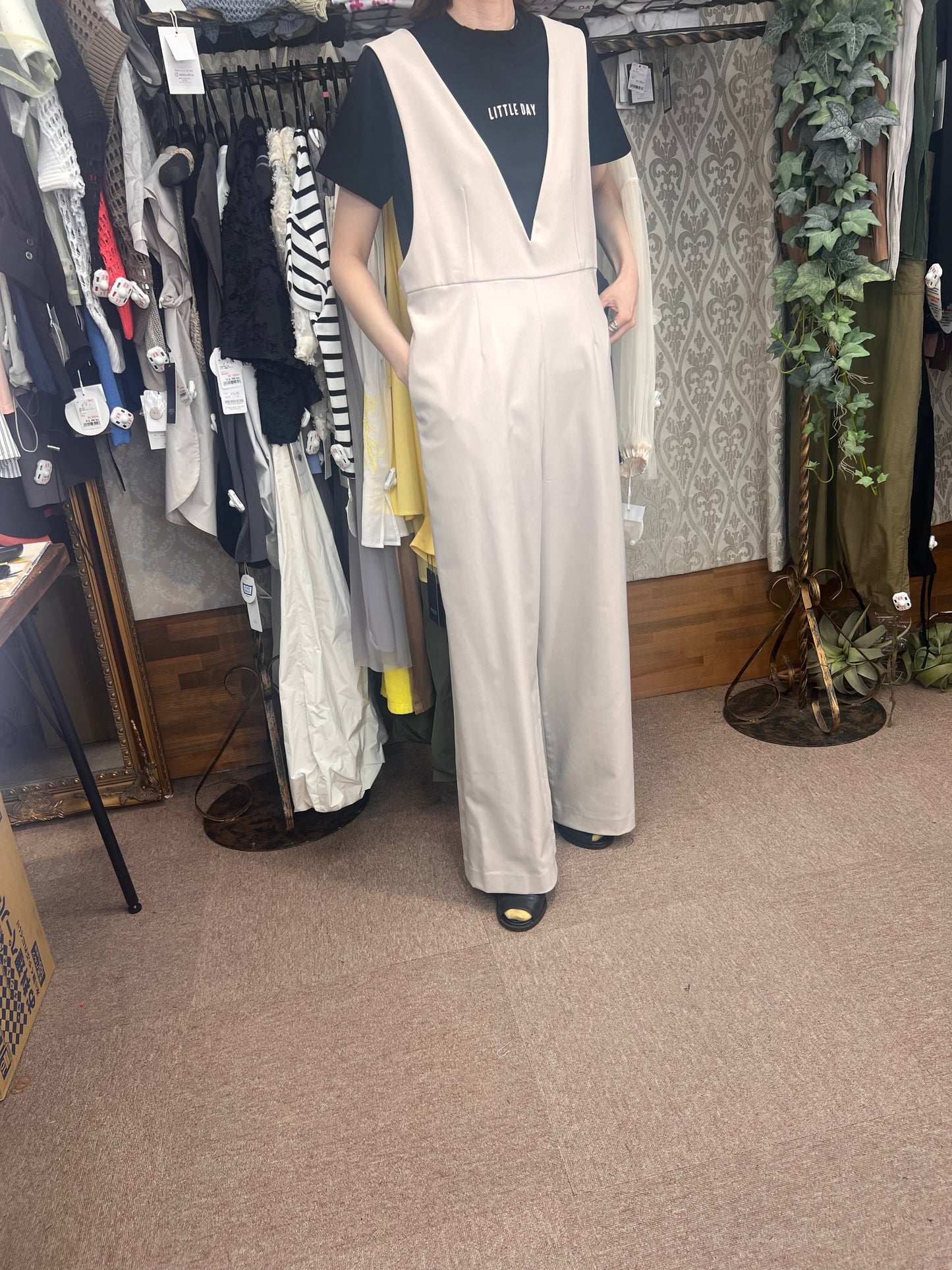 Vネットサロペット