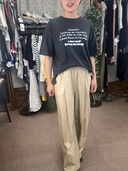 ぼかしロゴTシャツ