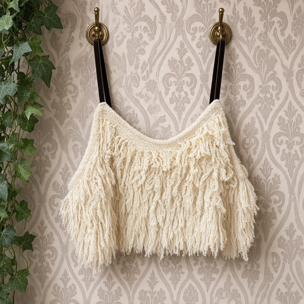 Dignite collier ループニットビスチェ