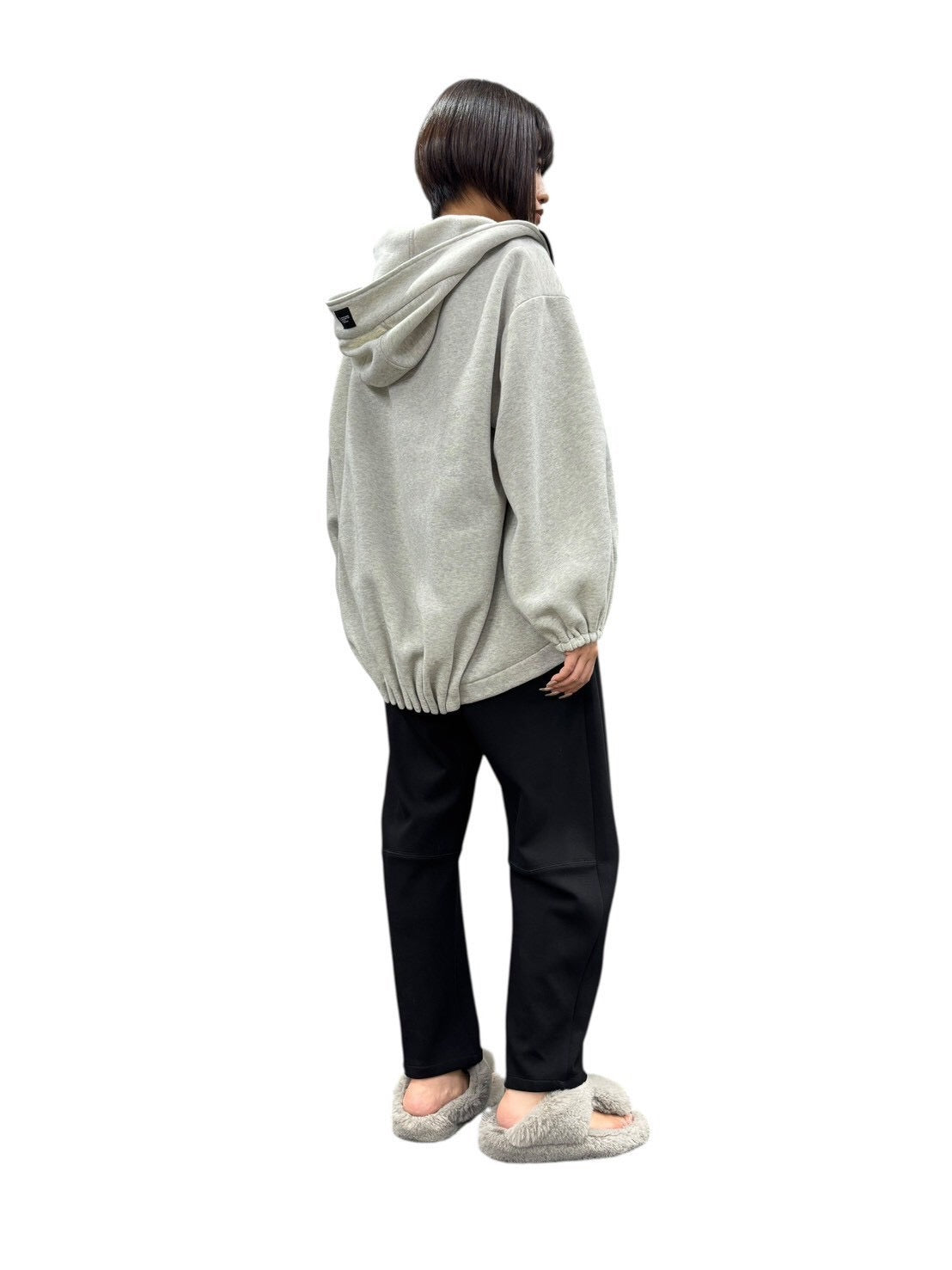 【予約商品11月末〜12月初】ayane 軽量起毛フーディーブルゾン