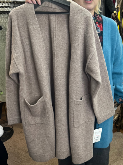 ウールニットカーディガン