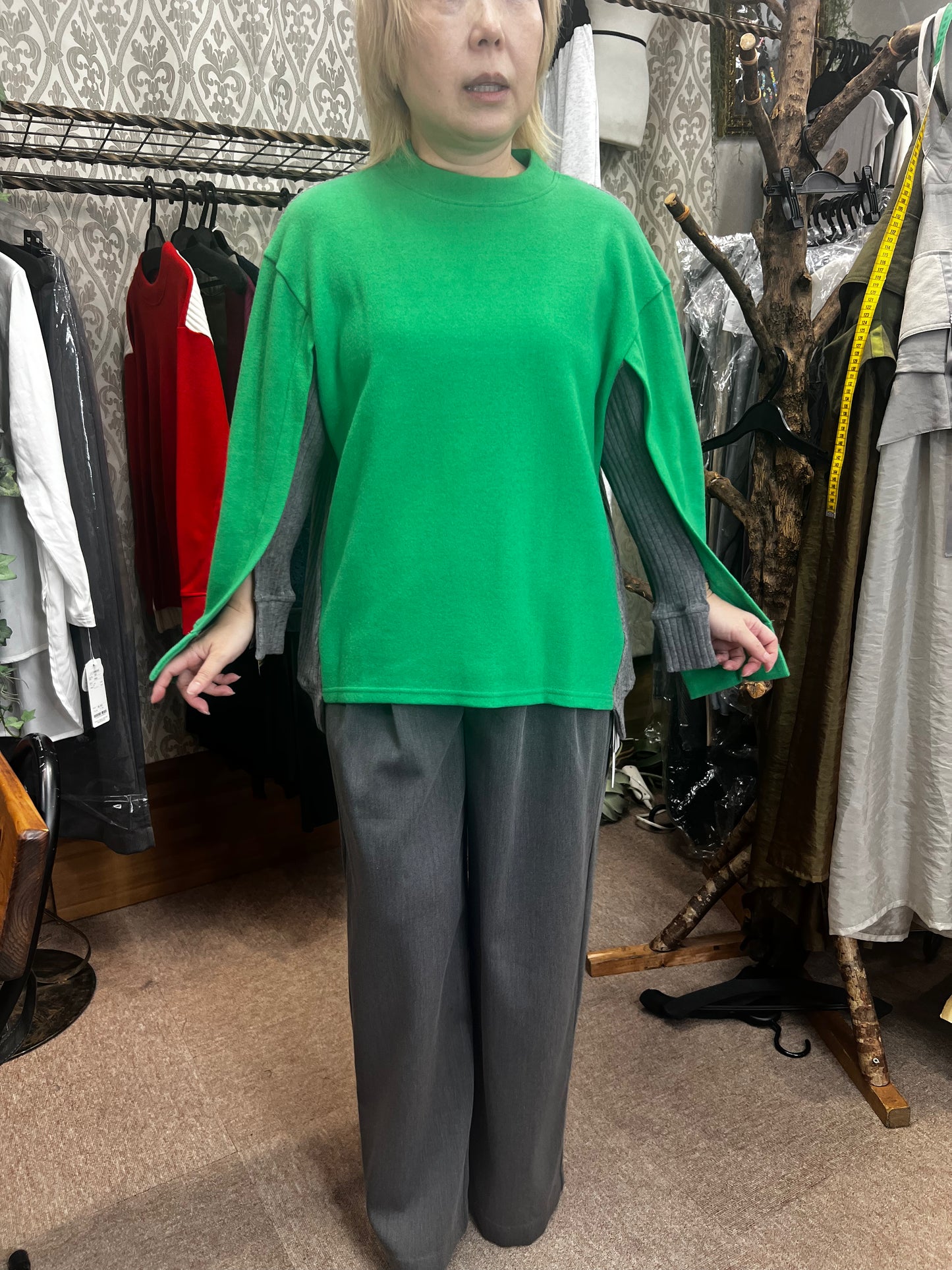 前後切替トップス