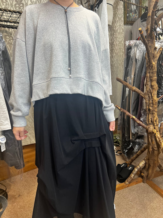 ラメスウェット