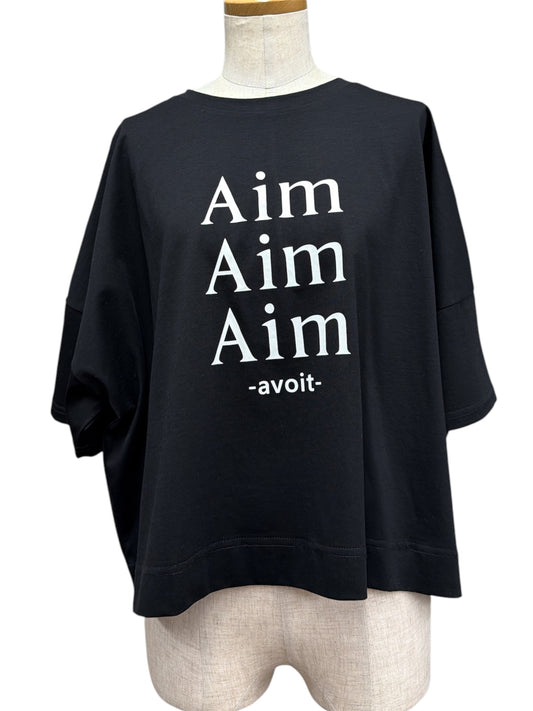 Vingtoris ドライタッチコットンAimロゴT