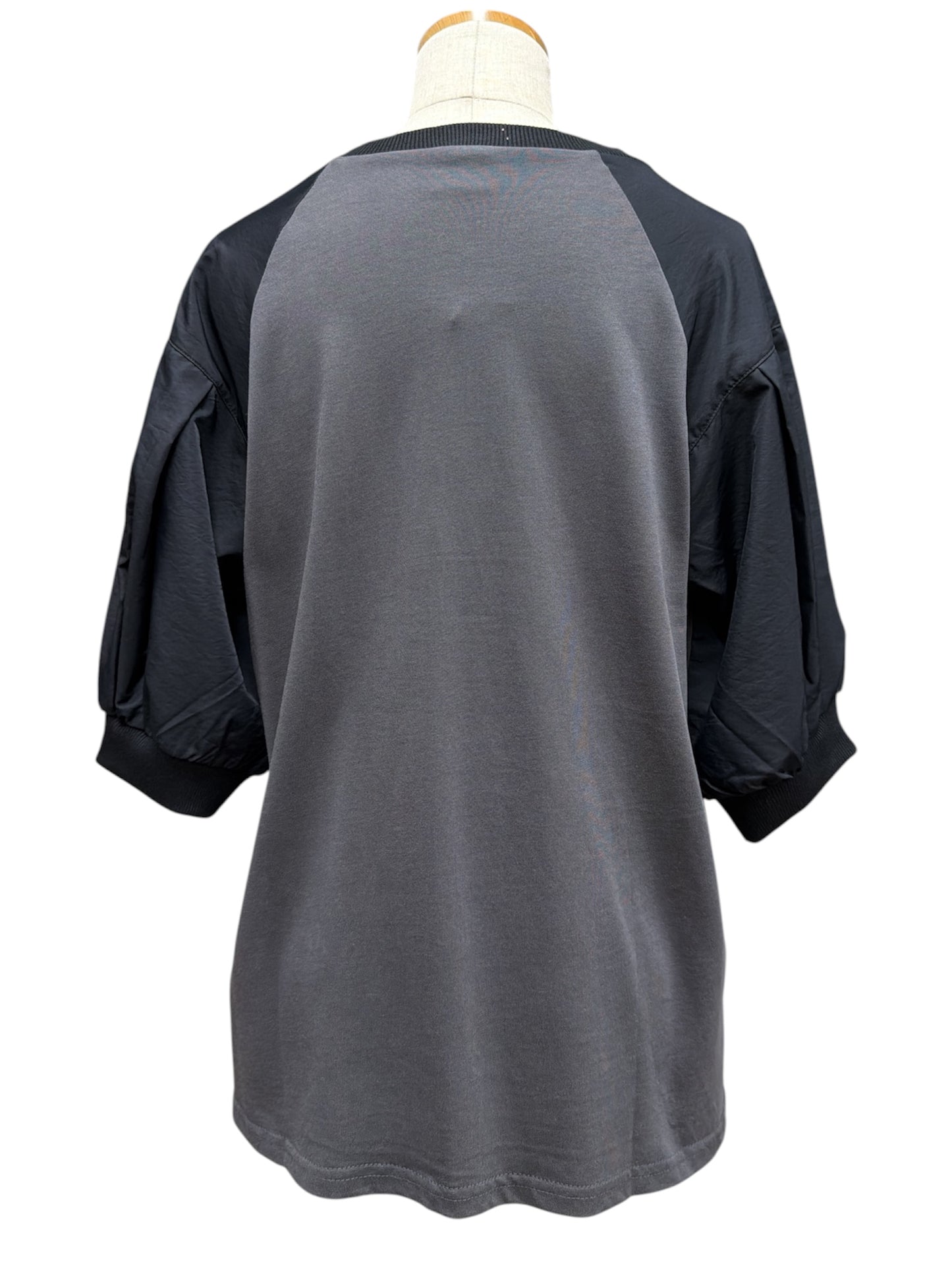 Vingtoris 異素材切り替えTシャツ