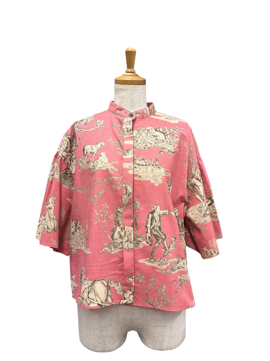 ATELIER SIX RURAL JORDIN TOILE  ブラウス