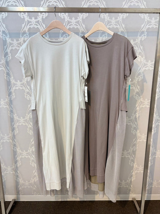 EGLANTINE メッシュ切替ワンピース