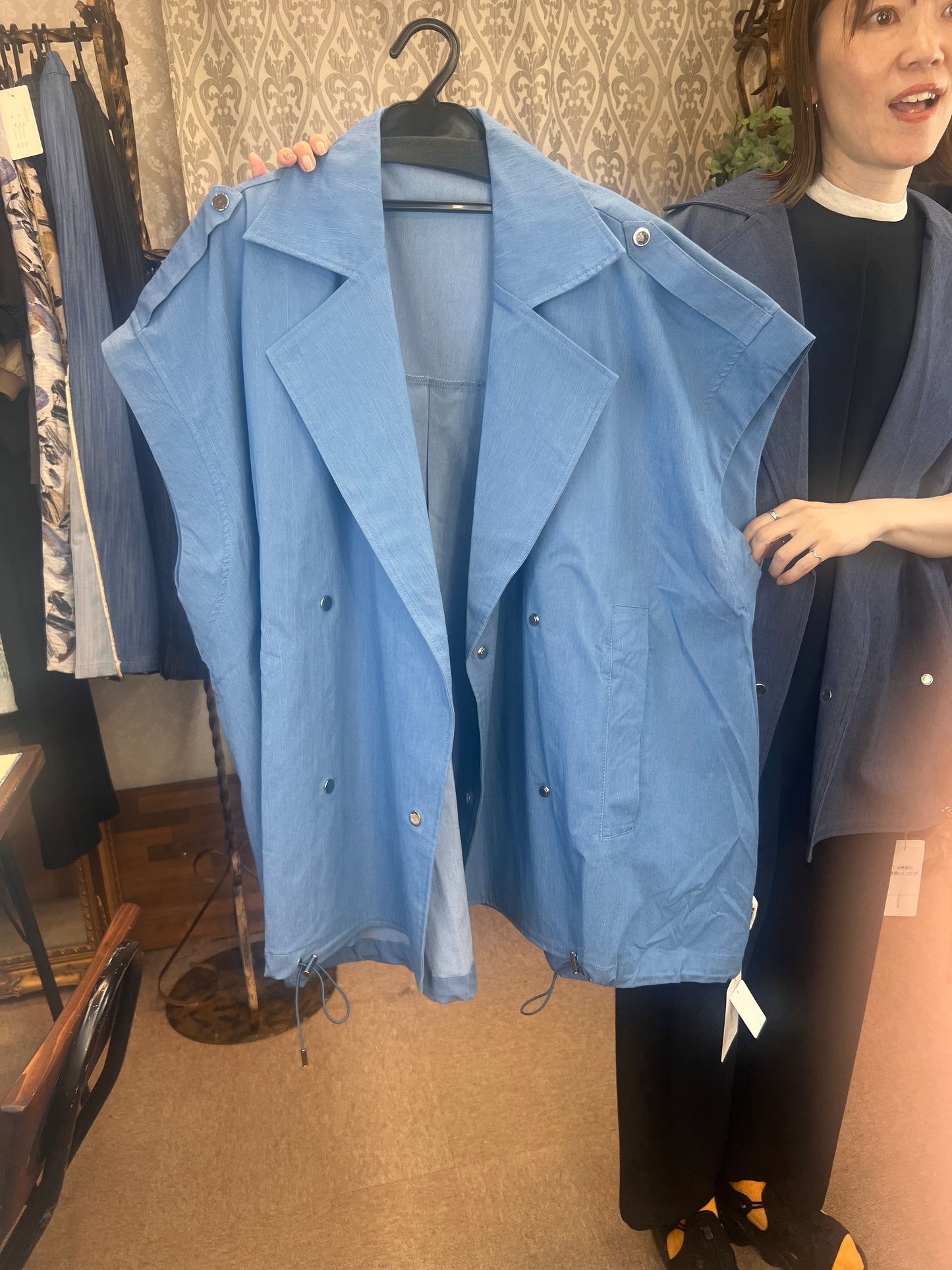 オーバーサイズデニムベスト