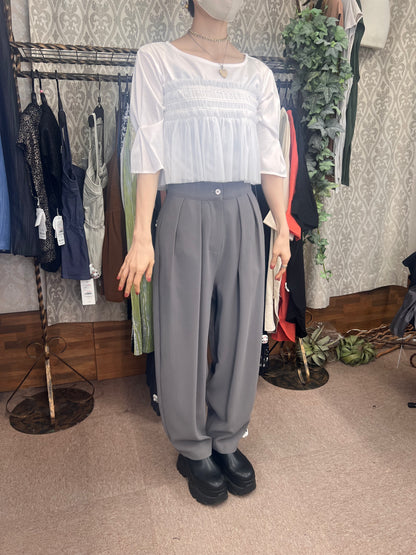 チュールアンサンブルトップス