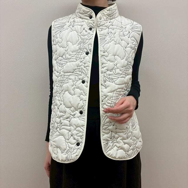 ATELIER SIXｱｰﾄ刺繍PADDEDﾍﾞｽﾄ